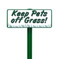 Evermark EverMark SSKT01-05 Keep Pets Off Grass Sign with Forest Green Stake Kit SSKT01-05